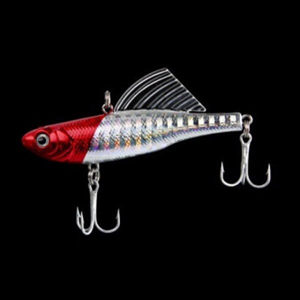 9 colors 14g 6.5cm 1pcs winter fishing lure hard bait VIB lead fishing ice sea fishing tackle diving swivel jig wobbler lure