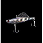 9 colors 14g 6.5cm 1pcs winter fishing lure hard bait VIB lead fishing ice sea fishing tackle diving swivel jig wobbler lure