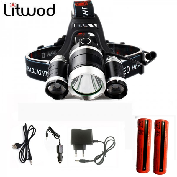 9000LM high Led lighting Head Lamp 3T6 LED Headlamp Headlight Camping Fishing headlight Torch Lanterna Headlamp 90 degree night