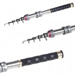 99% Carbon 1.3M 1.5M 1.8M 2.1M 2.4M Portable Telescopic Rock Sea Fishing Fish hand Spinning Rod Pole Coarse Carp Fishing Tackle 