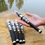 99% Carbon 1.3M 1.5M 1.8M 2.1M 2.4M Portable Telescopic Rock Sea Fishing Fish hand Spinning Rod Pole Coarse Carp Fishing Tackle 