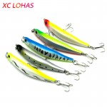 9cm 8.2g Bent Minnow Artificial Fishing Lure Hard Plastic 3D Fish Eye Fake Lure Swimbait for Salt / Fresh Water Fishing MI051