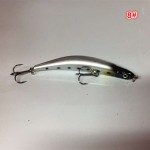 9cm 8.2g Bent Minnow Artificial Fishing Lure Hard Plastic 3D Fish Eye Fake Lure Swimbait for Salt / Fresh Water Fishing MI051