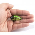 9pcs/lot Mini Crazy Wobble pesca Crankbait Hard Crank Bait Tackle Artificial Fishing Lures Swimbait Fish Japan Wobbler