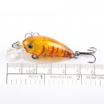 9pcs/lot Mini Crazy Wobble pesca Crankbait Hard Crank Bait Tackle Artificial Fishing Lures Swimbait Fish Japan Wobbler