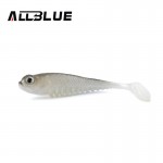 ALLBLUE 10pcs/lot 2.6g/7.5cm Soft Bait Fish Fishing Lure Shad 3D Eyes Soft Silicone Tiddler Bait Swimbaits Plastic Lure Pasca