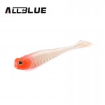 ALLBLUE 10pcs/lot 2.6g/7.5cm Soft Bait Fish Fishing Lure Shad 3D Eyes Soft Silicone Tiddler Bait Swimbaits Plastic Lure Pasca