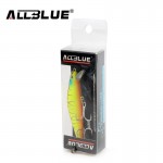 ALLBLUE 2017 Good Quality Fishing Lure Laser Minnow Wobbler Professional Baits 70mm/6.5g 8# Anti-rust Hook Crankbait Popper AB02