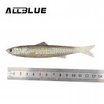 ALLBLUE 2pcs/lot 12.5g/13.5cm Soft Bait Fishing Lure Shad Silicone Bass Flexible Minnow Bait Swimbait Plastic Lure Pasca Peche