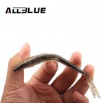 ALLBLUE 2pcs/lot 12.5g/13.5cm Soft Bait Fishing Lure Shad Silicone Bass Flexible Minnow Bait Swimbait Plastic Lure Pasca Peche