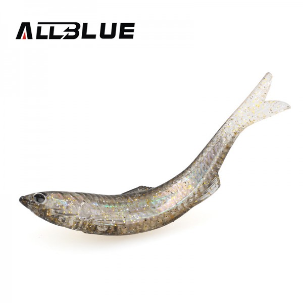 ALLBLUE 2pcs/lot 12.5g/13.5cm Soft Bait Fishing Lure Shad Silicone Bass Flexible Minnow Bait Swimbait Plastic Lure Pasca Peche