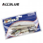 ALLBLUE 2pcs/lot 12.5g/13.5cm Soft Bait Fishing Lure Shad Silicone Bass Flexible Minnow Bait Swimbait Plastic Lure Pasca Peche