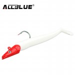 ALLBLUE 2pcs/lot Jig Fish Head Sinking Fishing Lure 11cm/21g Fresh Salt Water Natural Live Vivid Body Jigging Soft Bait