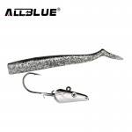 ALLBLUE 2pcs/lot Jig Fish Head Sinking Fishing Lure 11cm/21g Fresh Salt Water Natural Live Vivid Body Jigging Soft Bait