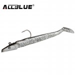 ALLBLUE 2pcs/lot Jig Fish Head Sinking Fishing Lure 11cm/21g Fresh Salt Water Natural Live Vivid Body Jigging Soft Bait