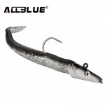 ALLBLUE 2pcs/lot Jig Fish Head Sinking Fishing Lure 11cm/21g Fresh Salt Water Natural Live Vivid Body Jigging Soft Bait