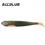 ALLBLUE 3pc/lot 9g/12cm Handmade Soft Bait Fish Fishing Lure Shad Manual Silicone Bass Minnow Swimbait Plastic Lure Pasca Peche