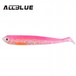 ALLBLUE 3pc/lot 9g/12cm Handmade Soft Bait Fish Fishing Lure Shad Manual Silicone Bass Minnow Swimbait Plastic Lure Pasca Peche