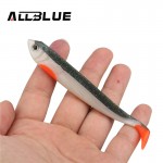 ALLBLUE 3pc/lot 9g/12cm Handmade Soft Bait Fish Fishing Lure Shad Manual Silicone Bass Minnow Swimbait Plastic Lure Pasca Peche