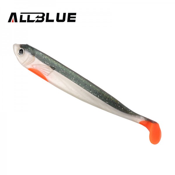 ALLBLUE 3pc/lot 9g/12cm Handmade Soft Bait Fish Fishing Lure Shad Manual Silicone Bass Minnow Swimbait Plastic Lure Pasca Peche