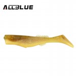 ALLBLUE 3pcs/lot 9g/11cm Bicolor Soft Bait Fish Fishing Lure Shad Silicone Bass Minnow Bait Swimbaits Plastic Lure Pasca