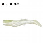 ALLBLUE 3pcs/lot 9g/11cm Bicolor Soft Bait Fish Fishing Lure Shad Silicone Bass Minnow Bait Swimbaits Plastic Lure Pasca