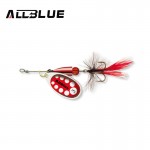 ALLBLUE 5pcs Metal Fishing Lure Longcast Spoon Spinner Lures For Fishing Artificial Fishing Lures Multi Sizes Bass Bait 3.5g-11g