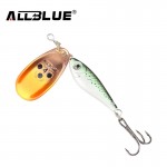 ALLBLUE 5pcs Metal Long Casting Spinner 9g/13g/18g Spoon Peche Minnow Super Fishing Lure Longcast Artificial Bass Bait