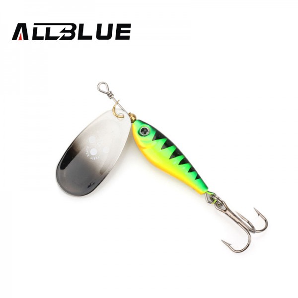 ALLBLUE 5pcs Metal Long Casting Spinner 9g/13g/18g Spoon Peche Minnow Super Fishing Lure Longcast Artificial Bass Bait