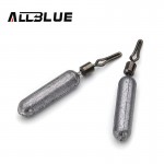 ALLBLUE 5pcs/lot Bullet Weights Finesse  Drop Shot Weight 2.5g/3.5g/4.5g/6.5g/10g/14g Bullet Weights Terminal Tackle