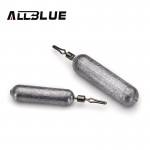 ALLBLUE 5pcs/lot Bullet Weights Finesse  Drop Shot Weight 2.5g/3.5g/4.5g/6.5g/10g/14g Bullet Weights Terminal Tackle