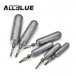 ALLBLUE 5pcs/lot Bullet Weights Finesse  Drop Shot Weight 2.5g/3.5g/4.5g/6.5g/10g/14g Bullet Weights Terminal Tackle