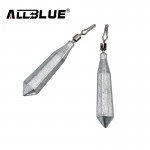 ALLBLUE 6pcs/lot Bullet Weights Finesse  Drop Shot Sinker Weight 7g Bullet Weights Terminal Tackle Fishing Accessories