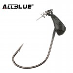 ALLBLUE Barbed Fishing Hooks With Lead Single Hook Fishhooks 11g 16g 21g 2pcs/lot Fishing Tackle