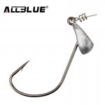 ALLBLUE Barbed Fishing Hooks With Lead Single Hook Fishhooks 11g 16g 21g 2pcs/lot Fishing Tackle