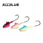 ALLBLUE Colorful Lead Swinbait Jig Head 5g 7g 14g Barbed Hook 4pcs/lot Soft Lure Jigging Hook Fishhooks Fishing Tackle