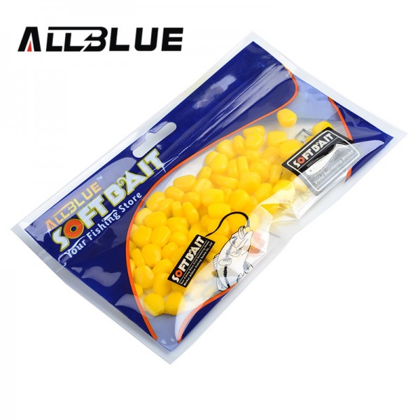 ALLBLUE Essential 2016 New 100pcs/lot Fake Soft Lures Corn Good Quality Fishing Lure Bait Carp Fishing