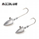 ALLBLUE Exposed Lead Swinbait Jig Head 3.5g 5g 7g 10g 14g Barbed Hook 6pcs/lot Soft Lure Jigging Hook Fishhooks Fishing Tackle