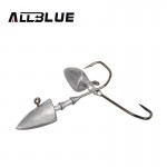 ALLBLUE Exposed Lead Swinbait Jig Head 3.5g 5g 7g 10g 14g Barbed Hook 6pcs/lot Soft Lure Jigging Hook Fishhooks Fishing Tackle