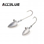 ALLBLUE Exposed Lead Swinbait Jig Head 3.5g 5g 7g 10g 14g Barbed Hook 6pcs/lot Soft Lure Jigging Hook Fishhooks Fishing Tackle