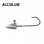 ALLBLUE Exposed Lead Swinbait Jig Head 3.5g 5g 7g 10g 14g Barbed Hook 6pcs/lot Soft Lure Jigging Hook Fishhooks Fishing Tackle