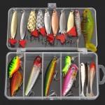 ALLBLUE Fishing Lure  Minnow/Popper/Wobbler Spoon Metal Lure Soft Bait Fishing Lure Kit Isca Artificial Mixed Color/Style/Weight