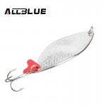 ALLBLUE Fishing Lure Spoon Bait 25g 7cm Artificial Lures Spinner Lure Metal Bait Fishing Tackle Armed With Treble Hook