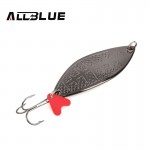 ALLBLUE Fishing Lure Spoon Bait 25g 7cm Artificial Lures Spinner Lure Metal Bait Fishing Tackle Armed With Treble Hook