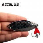 ALLBLUE Fishing Lure Spoon Bait 25g 7cm Artificial Lures Spinner Lure Metal Bait Fishing Tackle Armed With Treble Hook