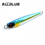 ALLBLUE High Quality Metal Jigging Spoon 26g 3D Eyes Artificial Bait Boat Fishing Jig Lures Super Hard Lead Fish Fishing Lures