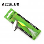 ALLBLUE Long Casting Minnow Super Spinner 12g Spinners Fishing Lure Longcast Artificial Bait 4 Colors Available Peche