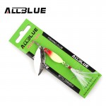 ALLBLUE Long Casting Minnow Super Spinner 12g Spinners Fishing Lure Longcast Artificial Bait 4 Colors Available Peche