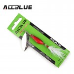 ALLBLUE Long Casting Minnow Super Spinner 12g Spinners Fishing Lure Longcast Artificial Bait 4 Colors Available Peche