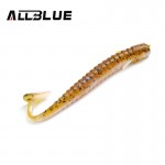 ALLBLUE New 80mm/2g Vivid Soft Lures 8pcs/lot Artificial Loach Fishing Bait  Swimbait Fishing Worm Fishing Tackle Fishing Lures